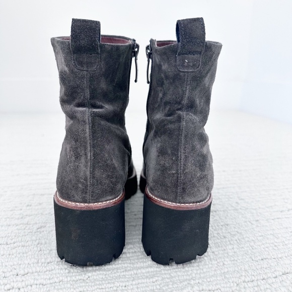 PAUL GREEN Jano Women’s US 8.5 / UK 6 Gray Lug Boots Alpine Cabincore Heritage - Picture 4 of 11